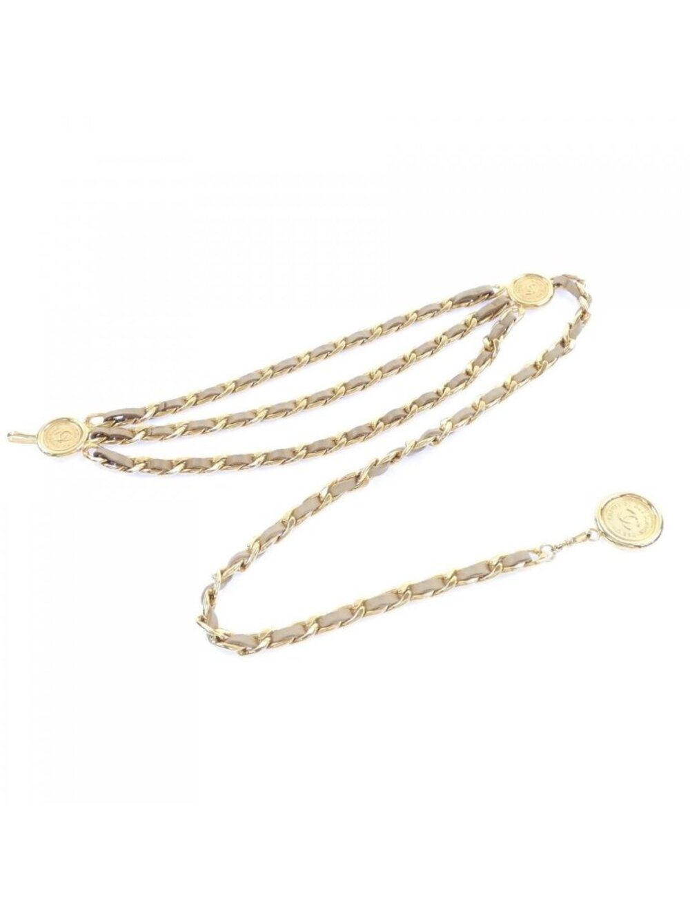 Chanel Vintage Belt Beige